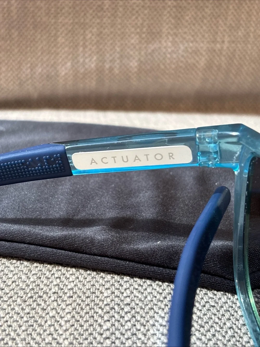 FRAMES ONLY - Oakley Actuator PRIZM Sunglasses Sapphire Blue, case, pouch, cloth